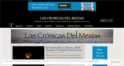 Desktop Screenshot of lascronicasdelmesias.org