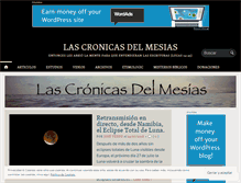 Tablet Screenshot of lascronicasdelmesias.org
